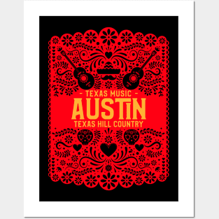 AUSTIN TEXAS T-SHIRT Posters and Art